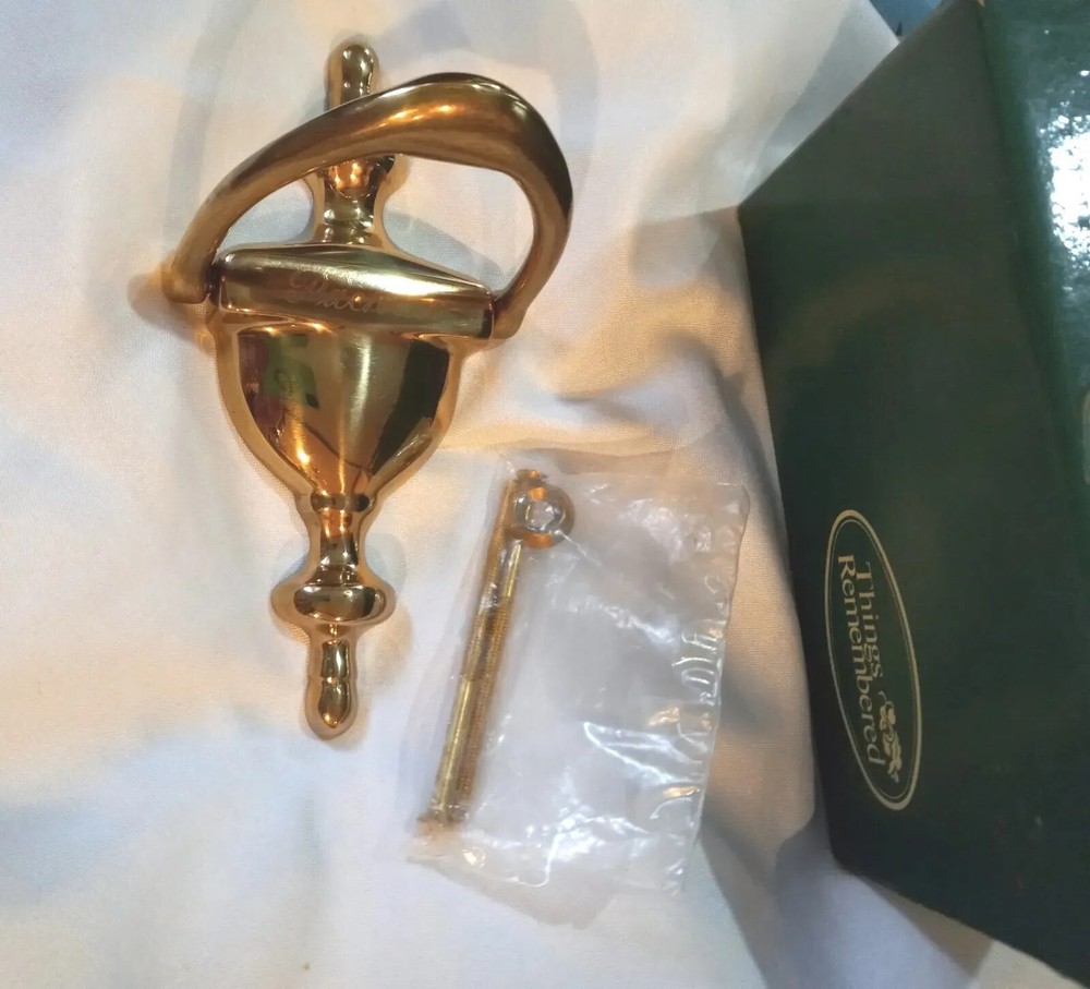 Brass Door Knocker. Things Remember Spain. MONOGRAM.. PACHECO