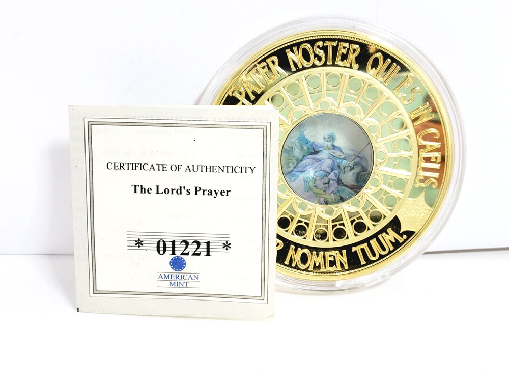 American Mint The Lord's Prayer Colossal Commemorative Coin