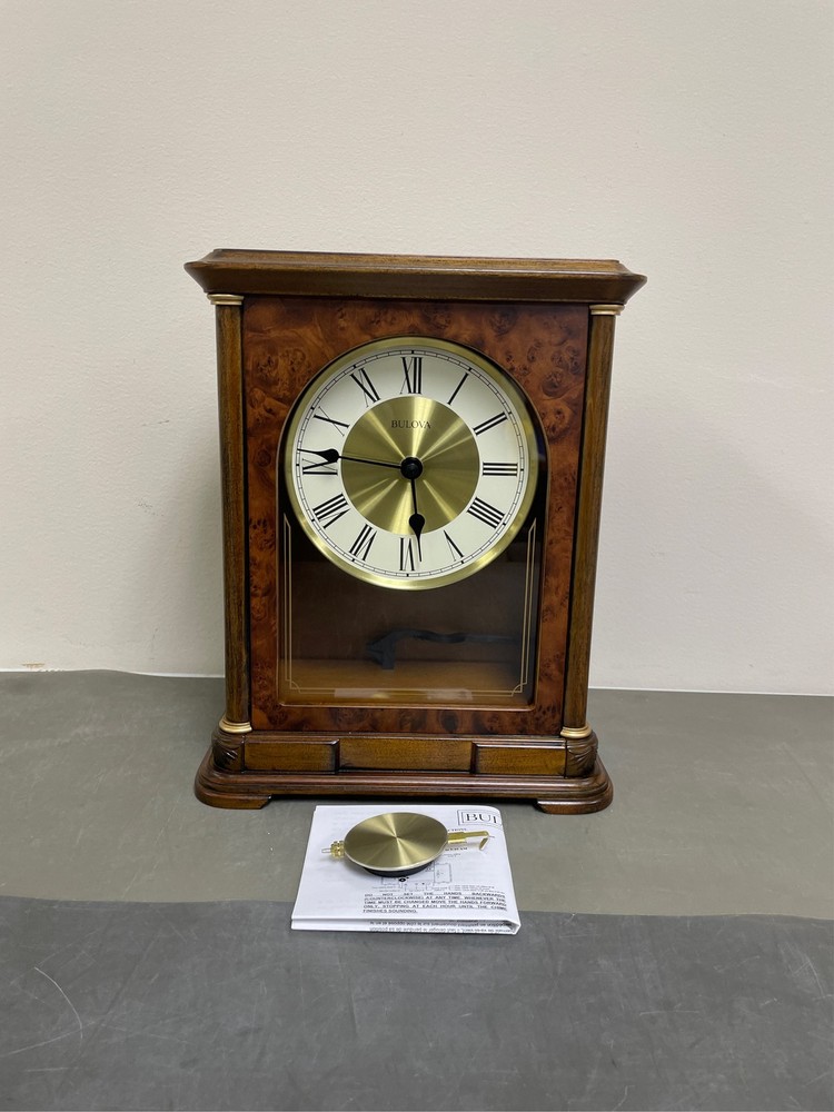 Hardwood Case Table Pendulum Clock