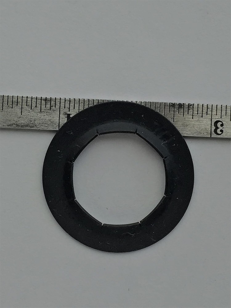 Partially Threaded 5/8" Push-On Pushnut - Secure Attachment for Carts - 2-Pack