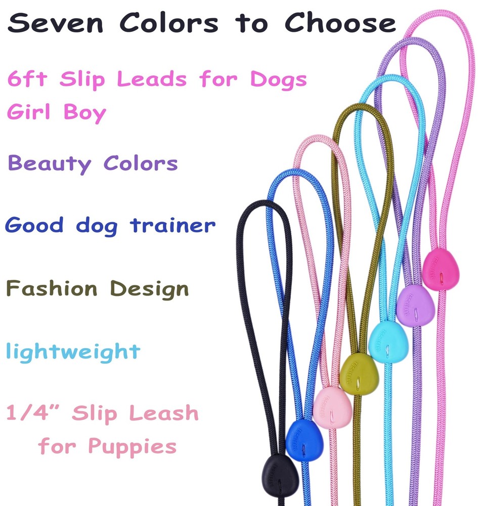 Green 6FT Heavy Duty Dog Training Leash - Comfortable Rope, No Pull, Suitable...