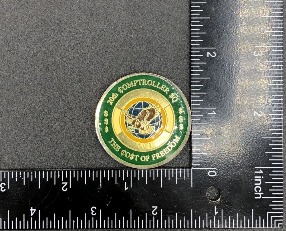 USAF 20th Comptroller Squadron Shaw AFB SC Challenge Coin/ Token