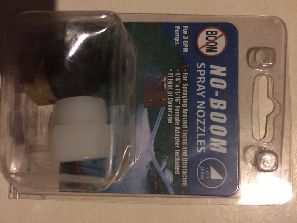 No-boom Spray Nozzle 11 Feet Coverage left spray