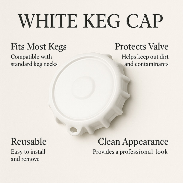 LD Carlson White Keg Cap