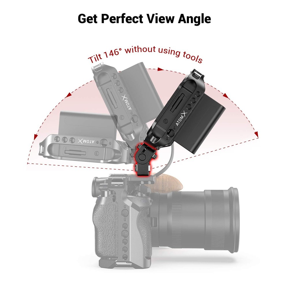 Monitor Mount EVF Holder Support With Locating Pins For Arri Standard