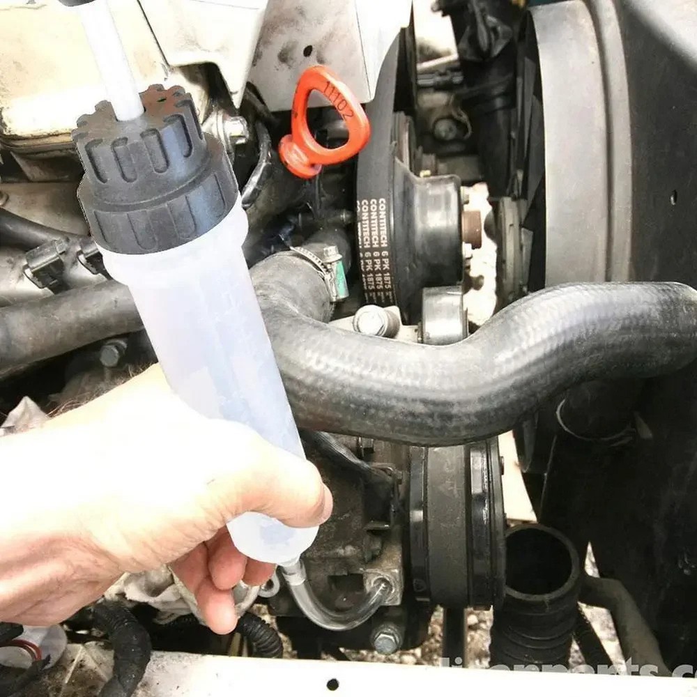 500cc Car Oil Extractor Pump, Durable & Leak-Proof for Fluid Changes