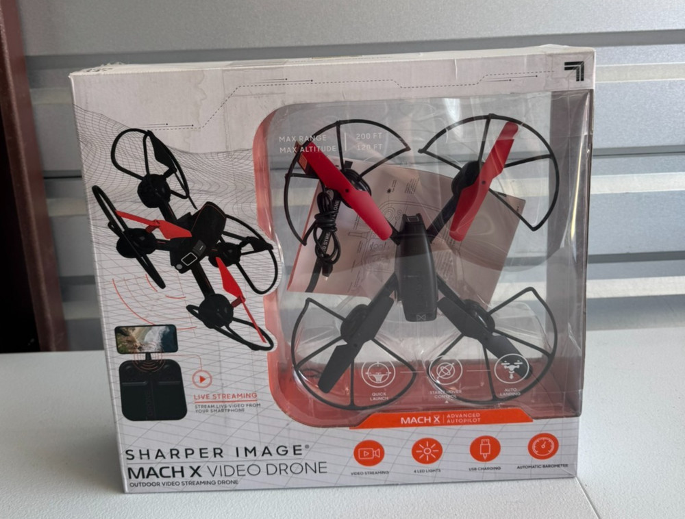 Sharper Image Mach 10” Drone w/ Camera – Streaming RC Quadcopter (Read Below)