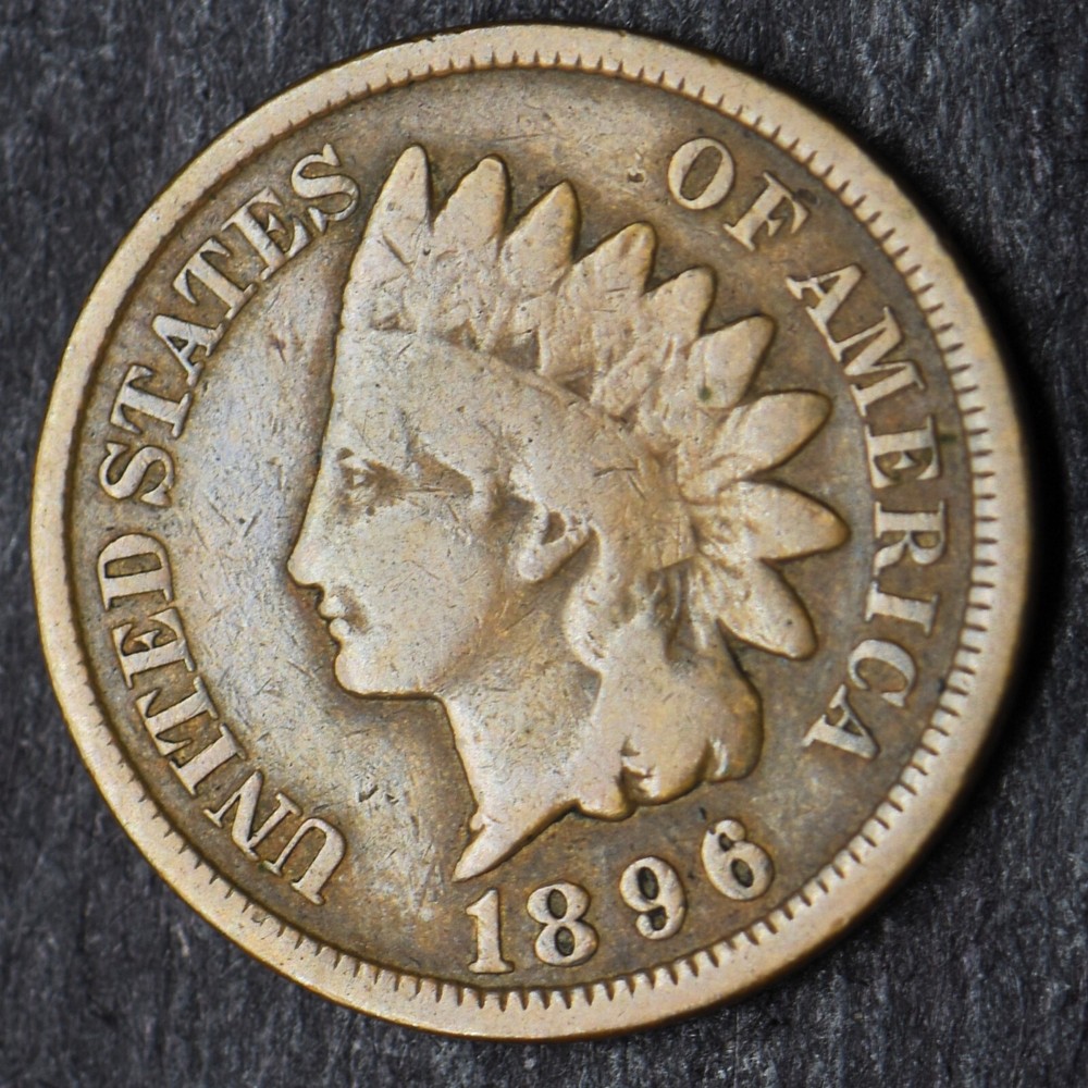 1896 Indian Head Cent 1C- COINGIANTS -
