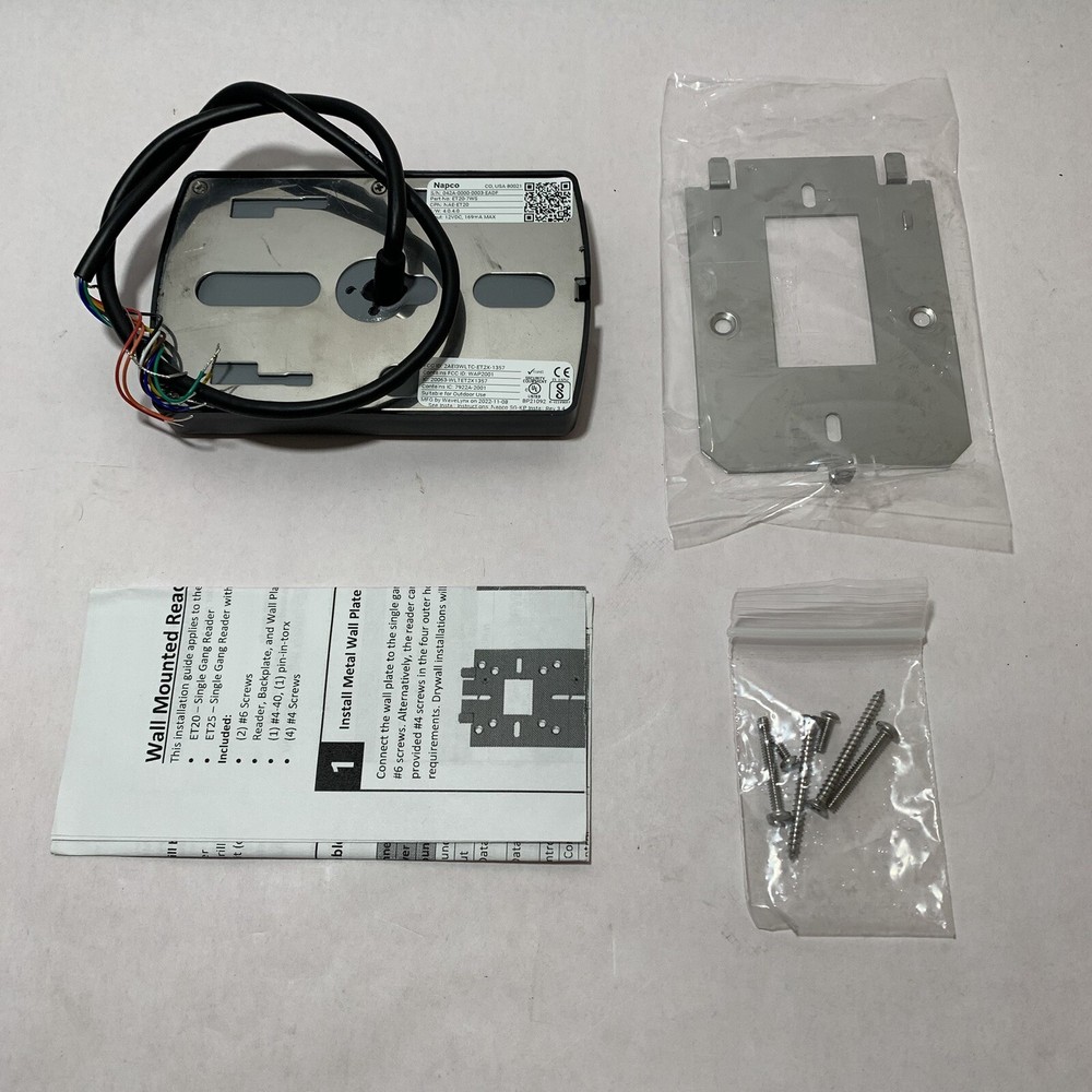 ET20 Single Gang Reader Proximity Security Access Control Multi Technology