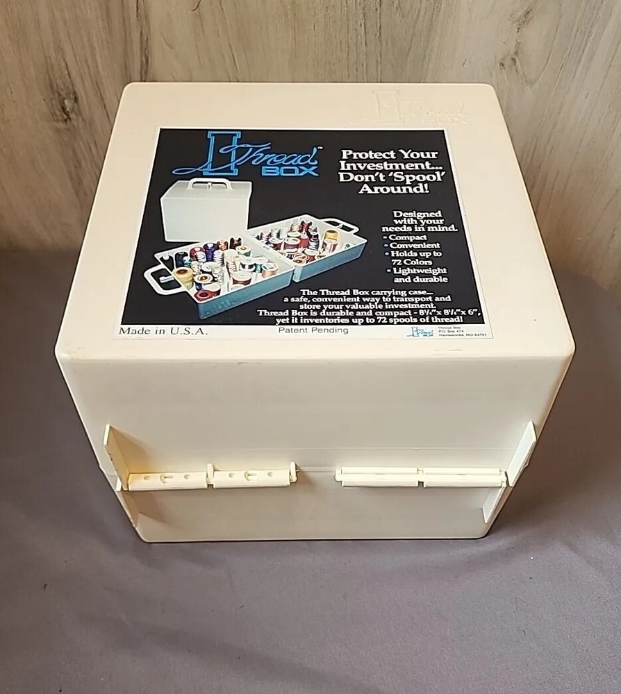 Thread Box Carrying Case Holds 71 Spools