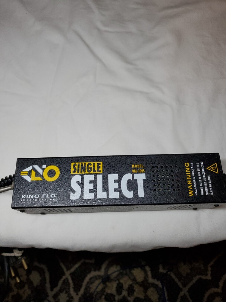Kino Flow Single Select Lighting Ballast. European plug. Untested