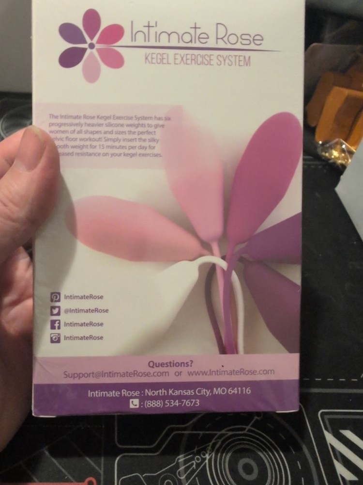 NEW Intimate Rose KEGEL SYSTEM Exercise Weights SEALED