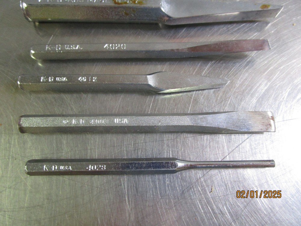 KD Tools 9pc Punch & Chisel Set