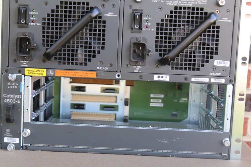 CISCO WS-C4503-E CATALYST - FAN 2x-2800ACV SWITCH CHASSIS