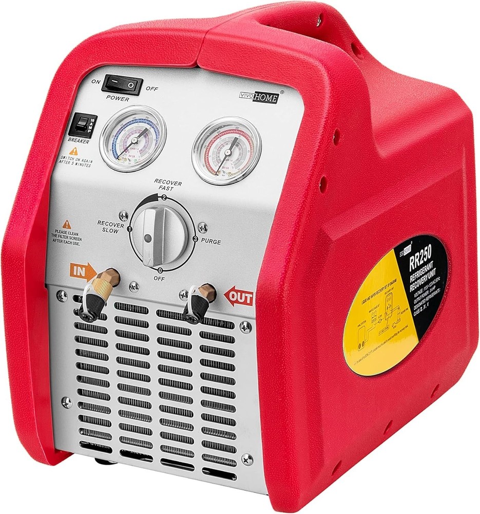 High-Performance Refrigerant Recovery Machine 110-120V - Versatile & Durable