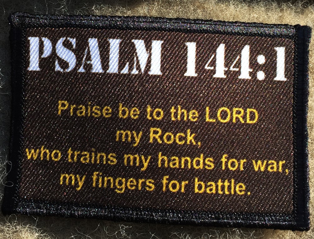 USA Flag Templar Cusader Morale Patch - 2x3 Christian Patch hook and loop
