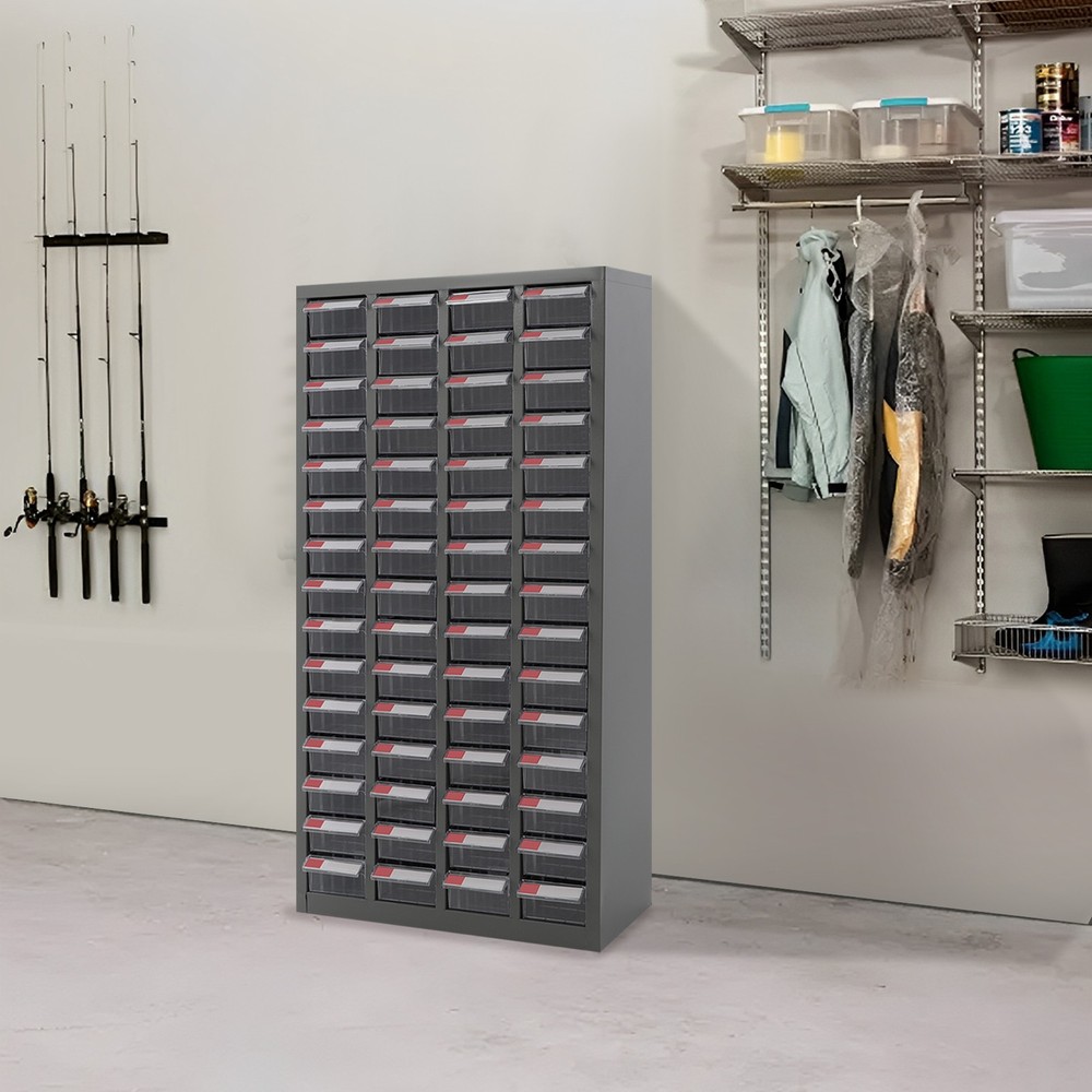 Large-capacity 60-drawer Hardware Tools Storage Cabinet Guide Rail Design