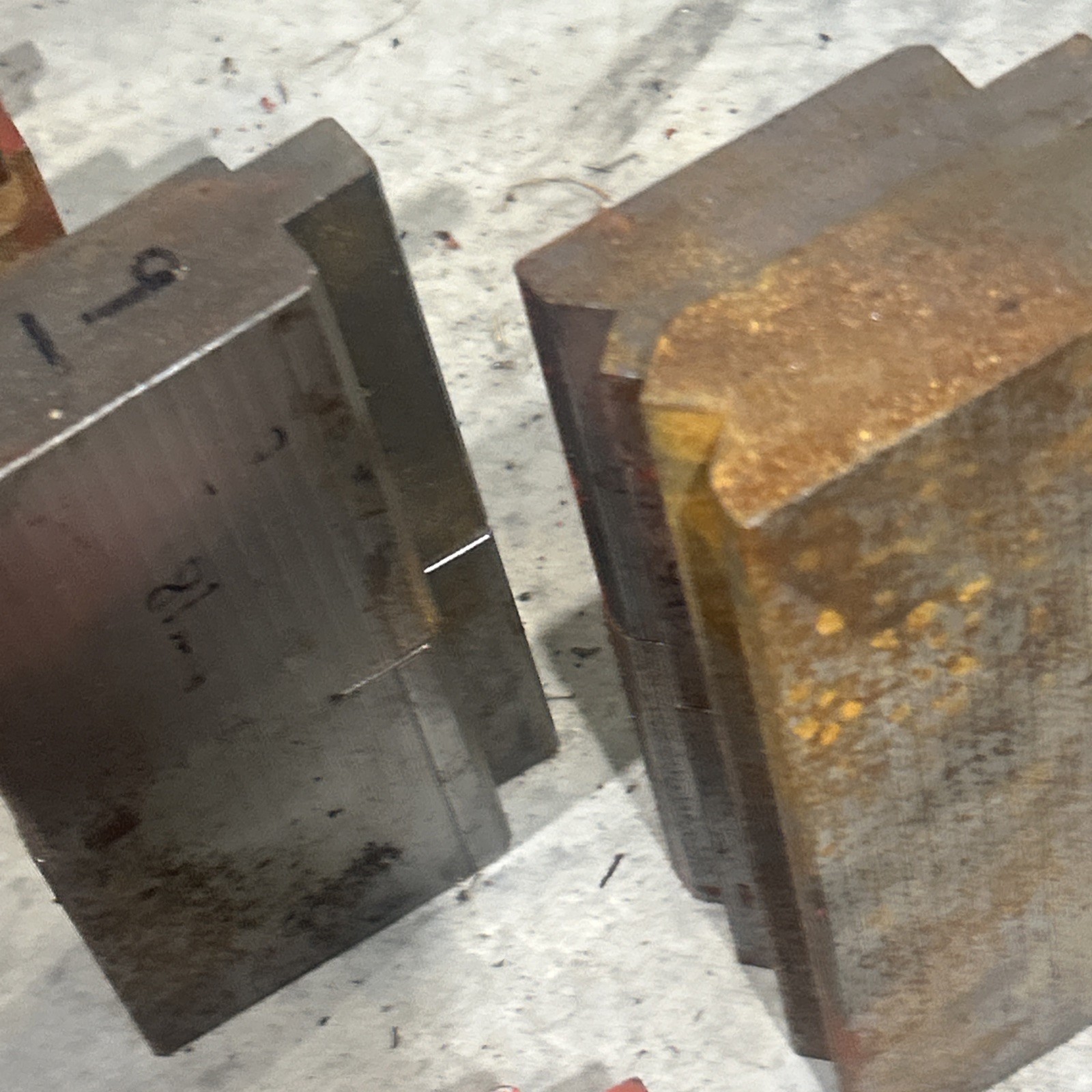 52 PCS. offset brake press dies, step dies, sheet metal forming. METRIC OFFSETS