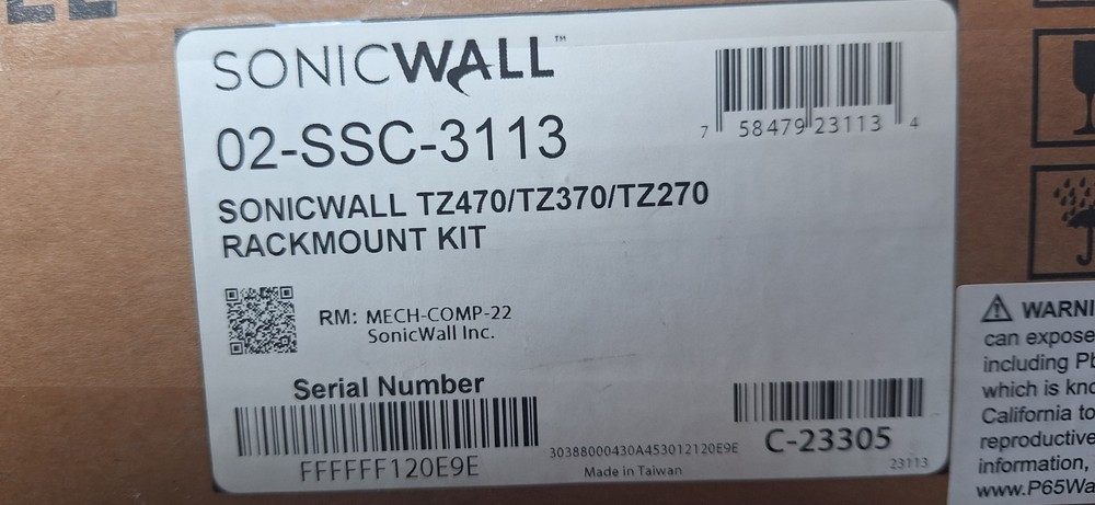 Sonicwall Rackmount Kit