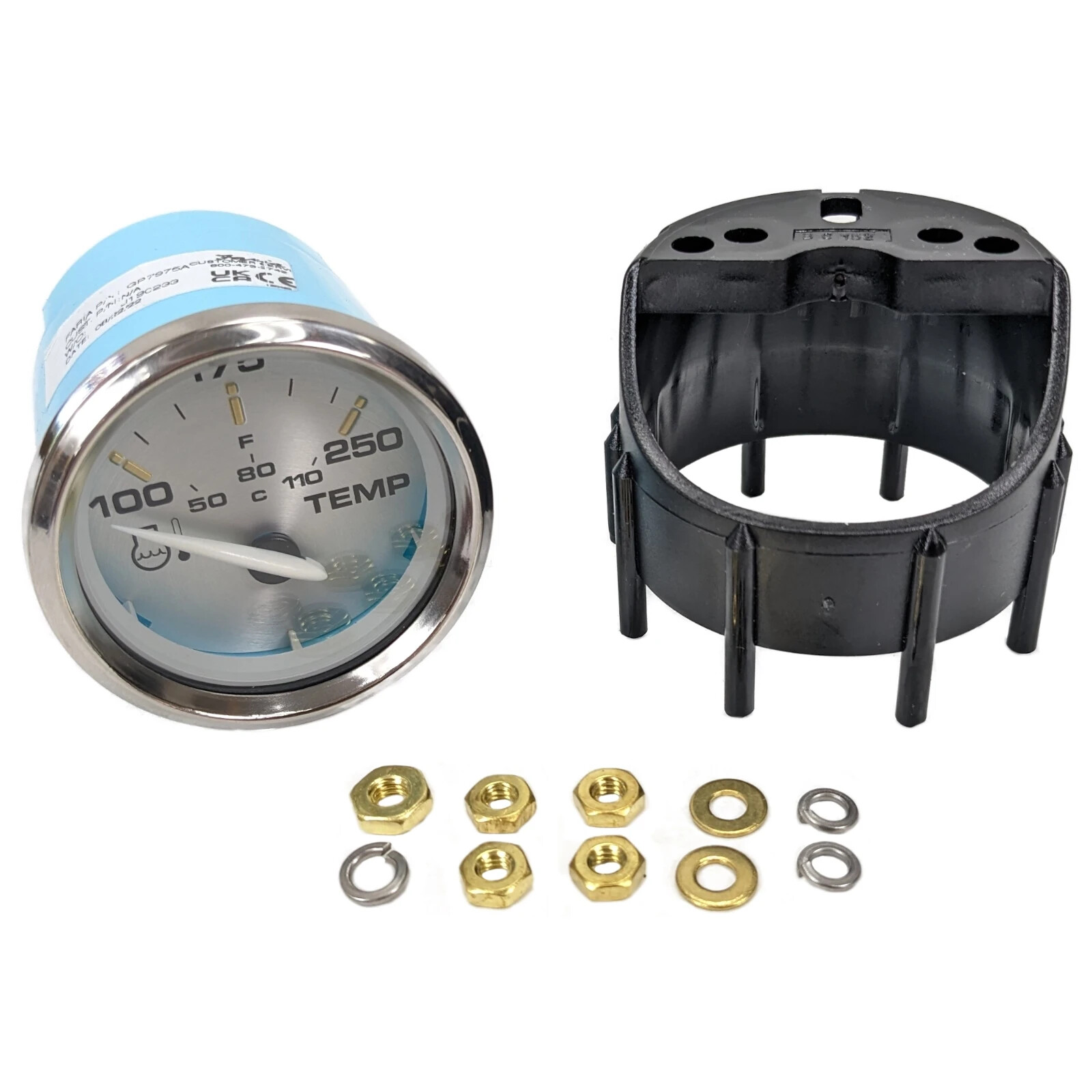 Faria KTF024 Kronos Inboard & I/O 6 Instrument Gauge Set Boat Marine