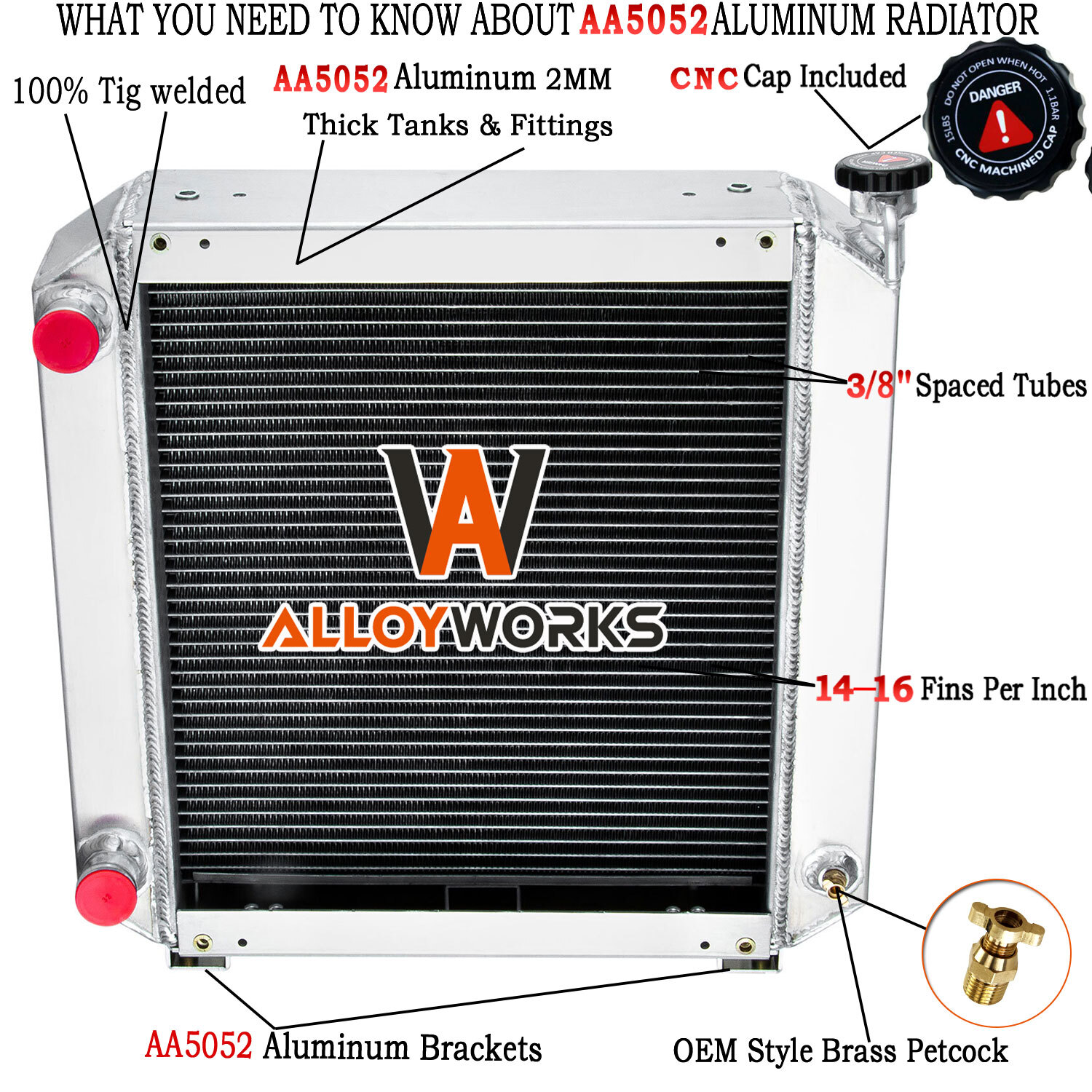 Radiator For FORD New Holland TC35 TC35D TC40D D35 D40 DX35 DX40 86402724