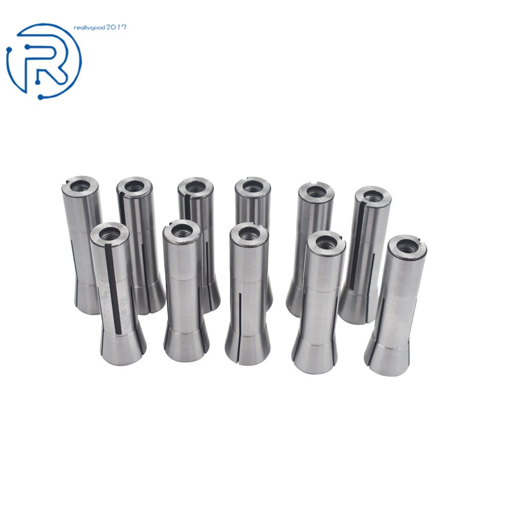 11× R8 Collet 1/8" 3/16" 1/4" 5/16" 3/8" 7/16" 1/2" 9/16" 5/8" 11/16" 3/4" New