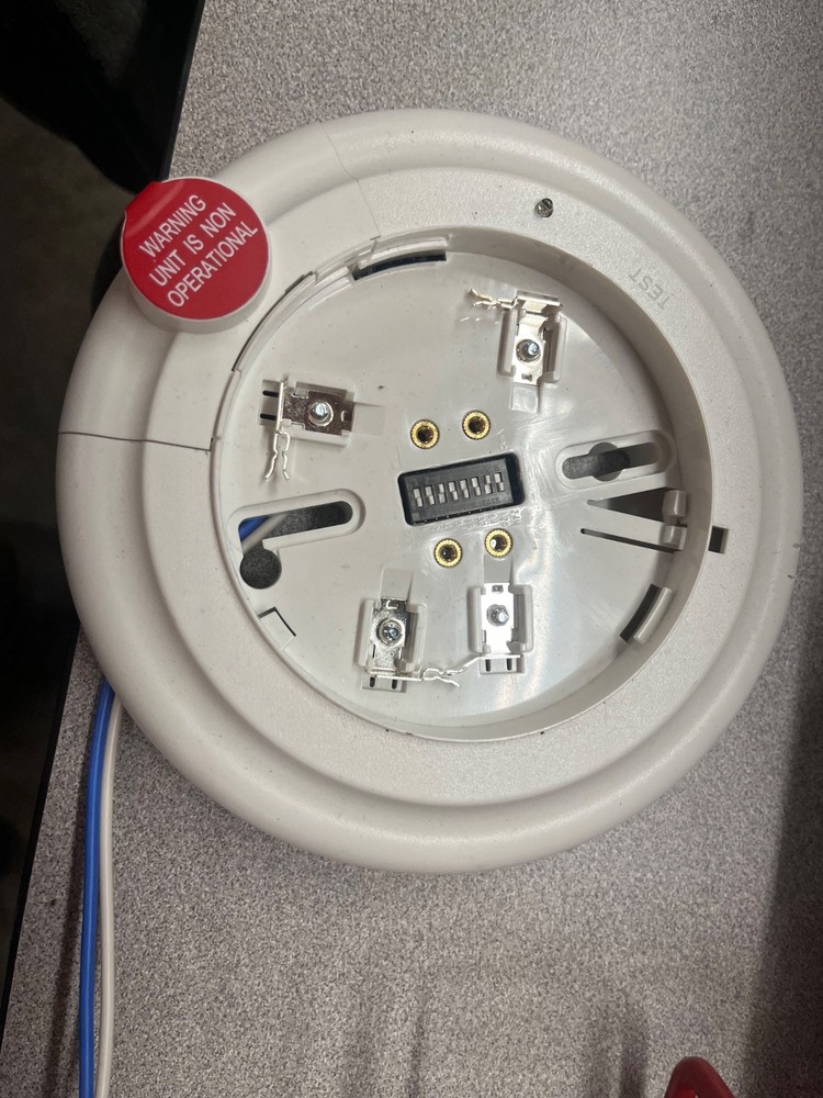 Simplex 4098-9770 Carbon Monoxide CO addressable Sensor Base Extended Life