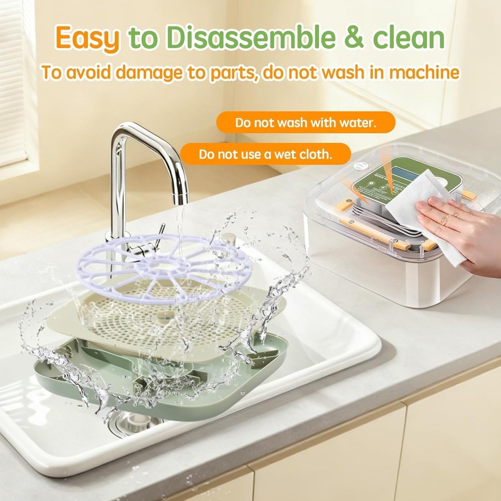 Incubator for Hatching Eggs Automatic Humidity and Temperature Control 12 Egg...