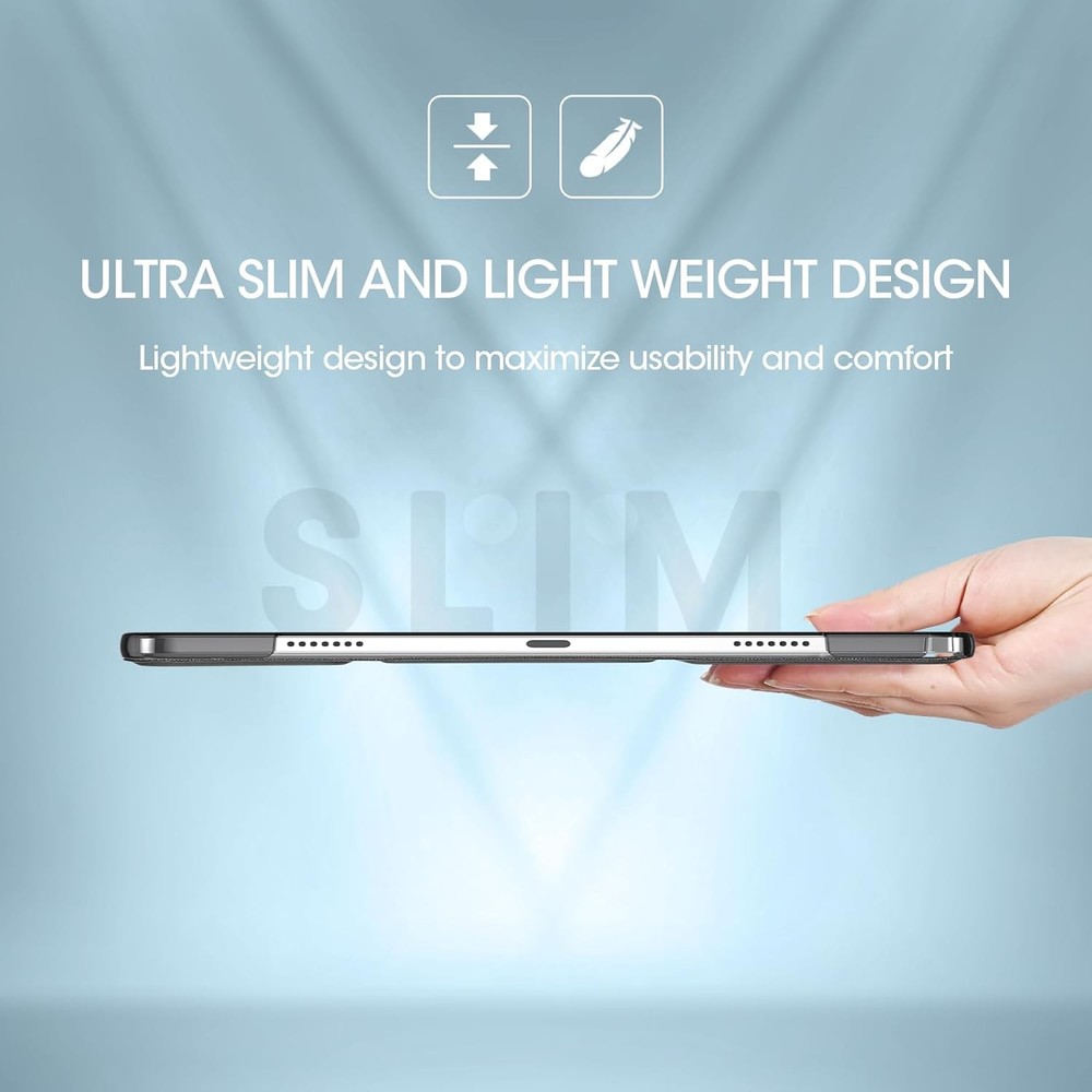 Case for Galaxy Tab A11+ Plus 11 Inch, Slim Stand Hard Back Shell Protective Cov