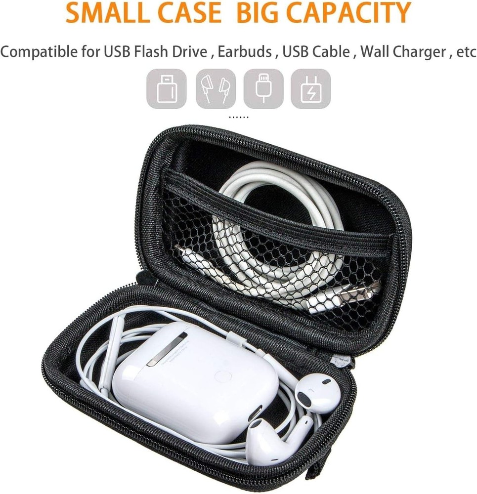 GLCON Small EVA Electronic Carrying Case - Hard Shell Protection Silver