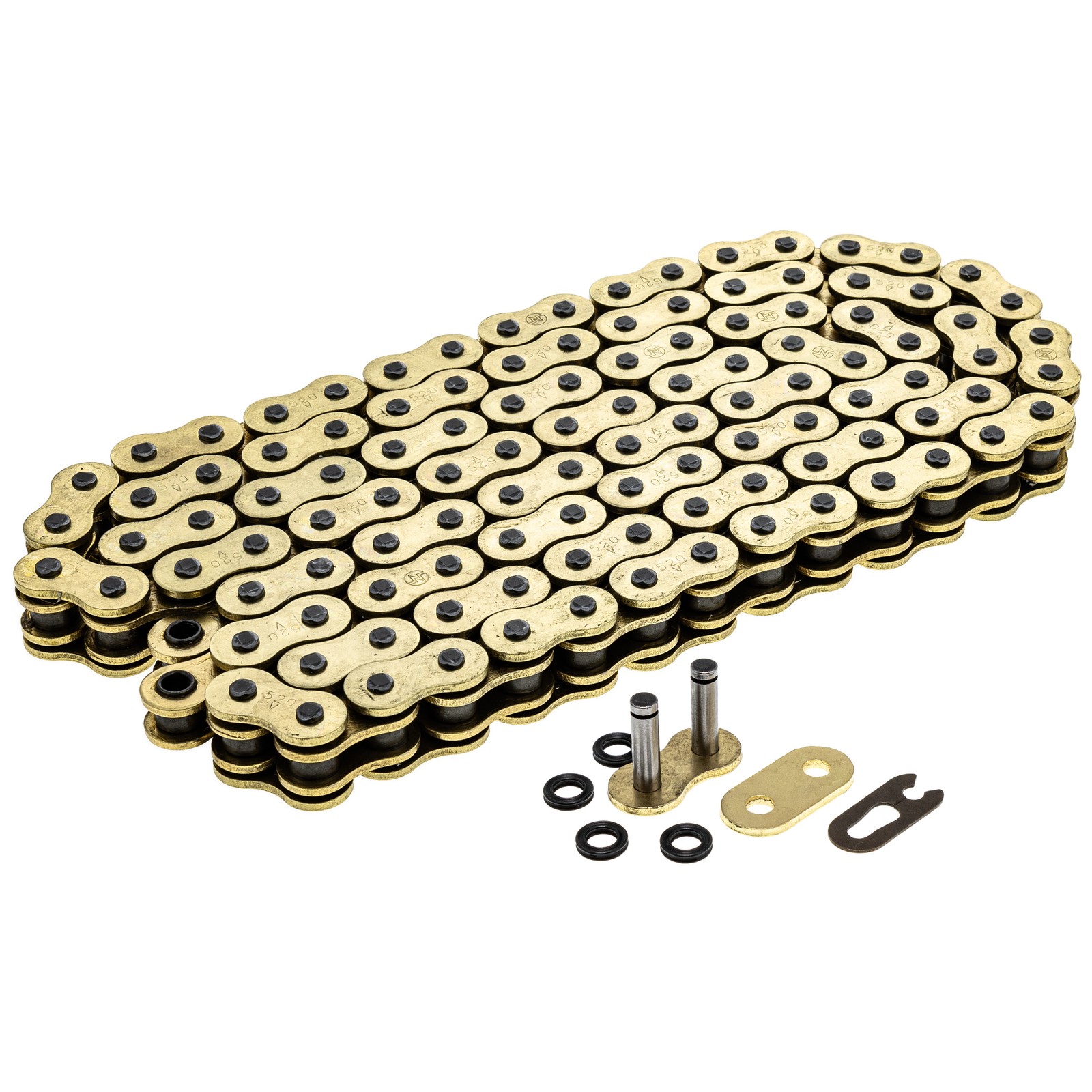 NICHE Gold 520 X-Ring Chain 114 Links With Connecting Master Link Motorcycle