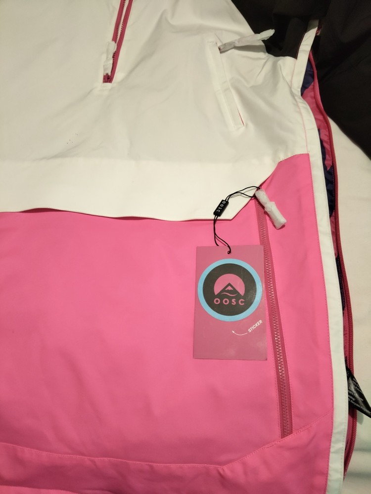 Oosc SP Overhead Ski Parka Pink Size Large