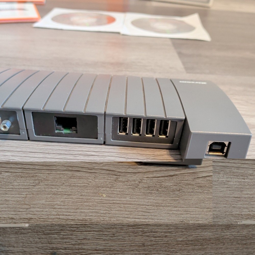 Xircom Portstation Port Expansion Module USB Hub Parallel DB-25 Ethernet End Cap