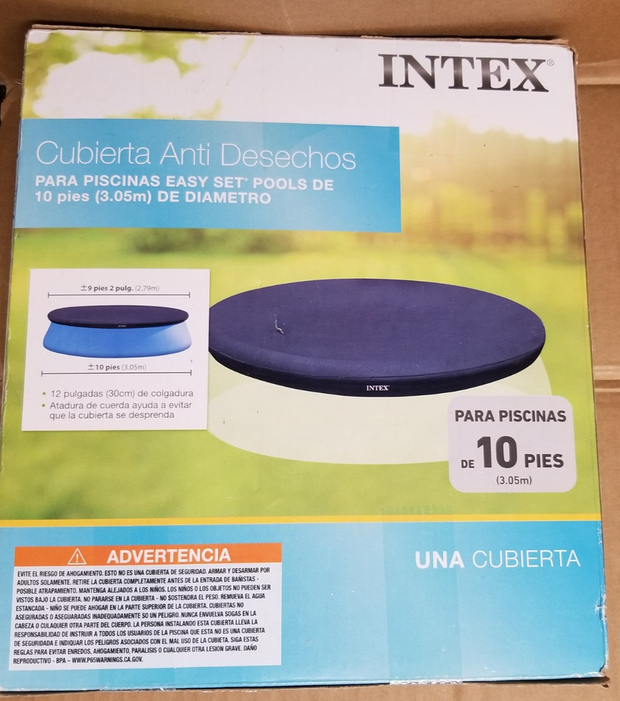 Intex 28021E 10ft Easy Set Pool Cover