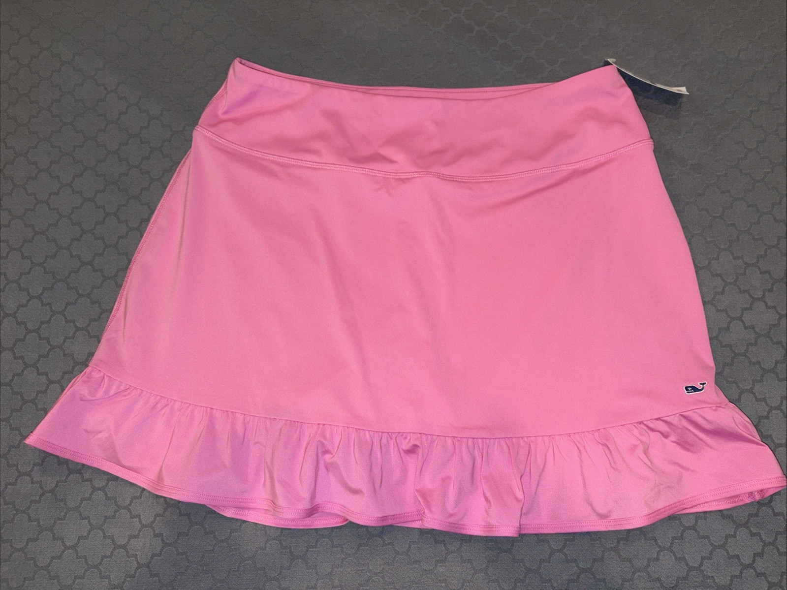 NEW Vineyard Vines Tisbury Performance Ruffle Skirt Pink With Tag Size Large $69