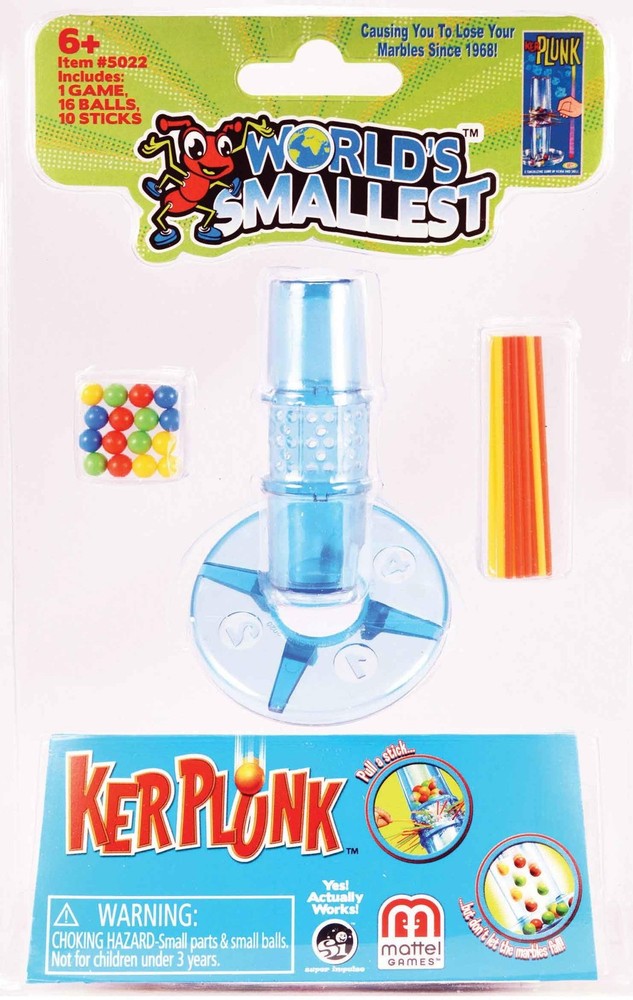 World's Smallest Kerplunk, Small Small, Blue and White