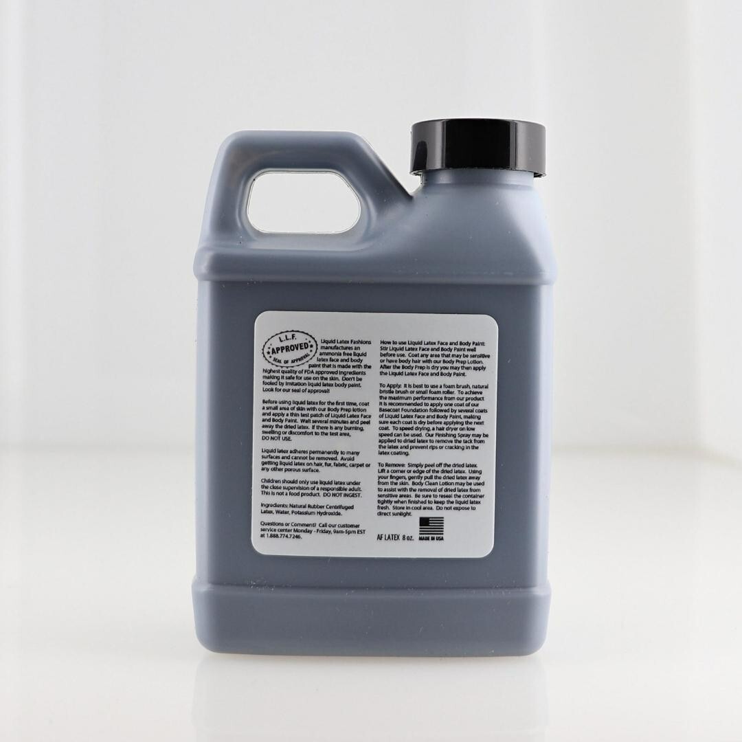 Liquid Latex - Black - 8 Fl Oz, Face and Body Paint, Ideal for Halloween