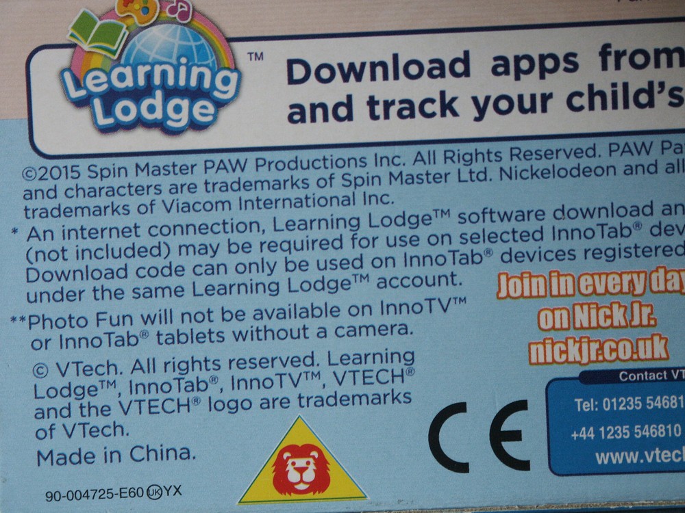 Vtech Innotab Learning Software Paw Patrol Pups Save a UFO! Problem Solving New