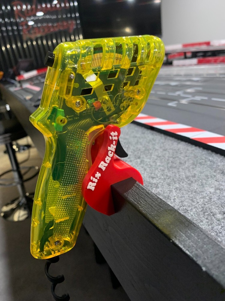 Rix Rack-it Slot car controller holder (Red U mount)
