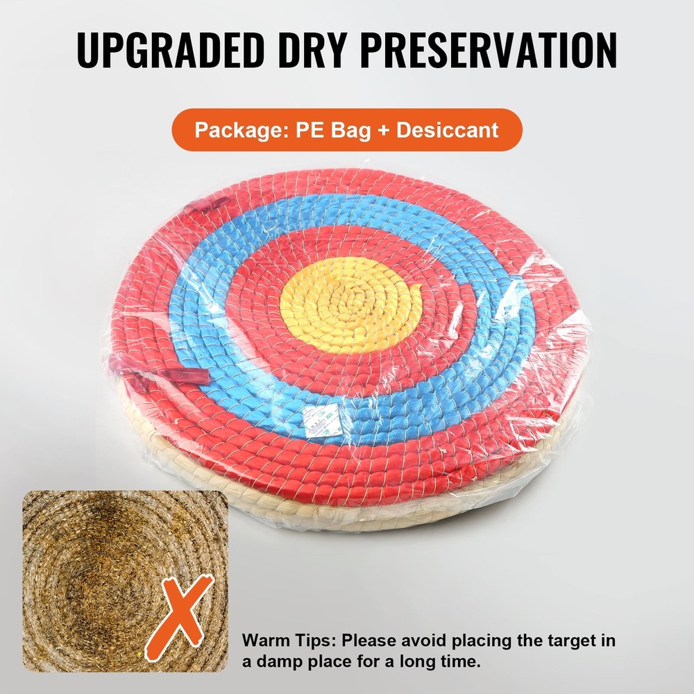 20in Outdoor Straw Archery & Bow Target