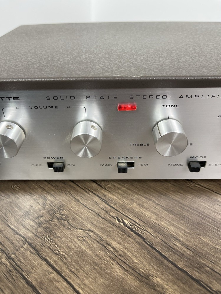 VTG Lafayette Stereo 10BCompact Solid State Bookshelf Stereo Amplifier~Nice