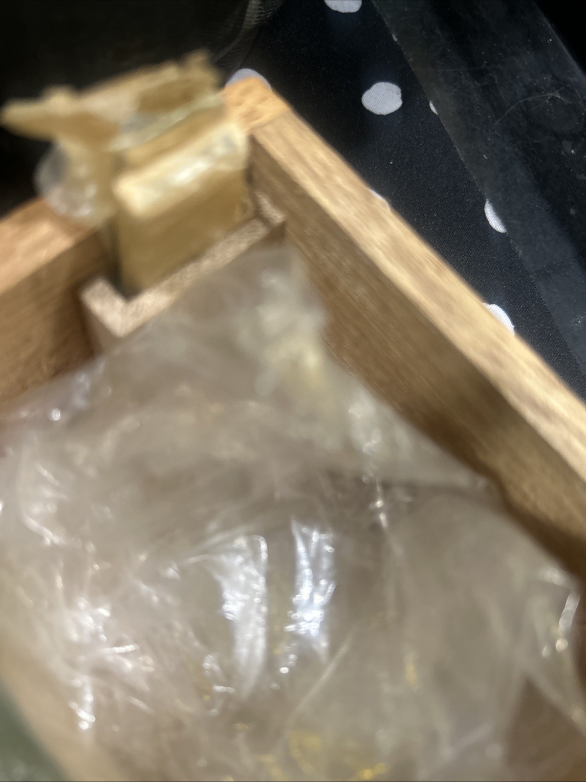 Vintage Y.K.S Microsope With Wood Box Made In Japan