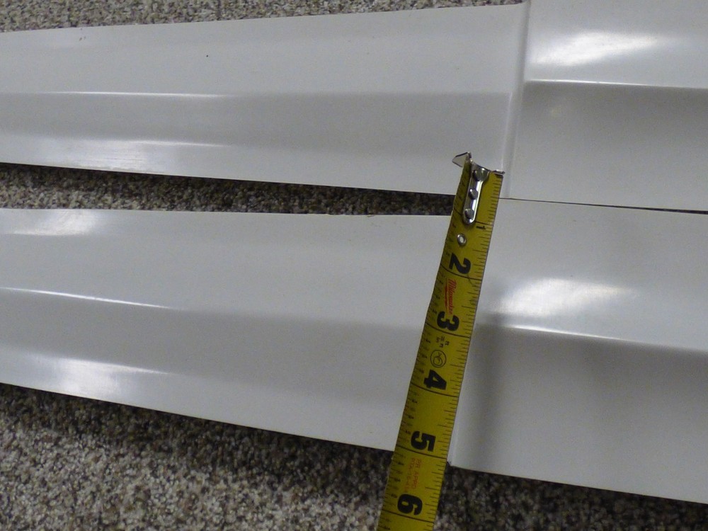 R/C Airplane Lightweight ABS Plastic Floats for Model Floatplanes 35"x5"