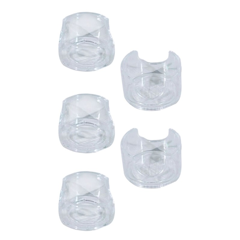 Plastic Billiard Chalk Powder Box Clear Chalk Protections Case Enduring
