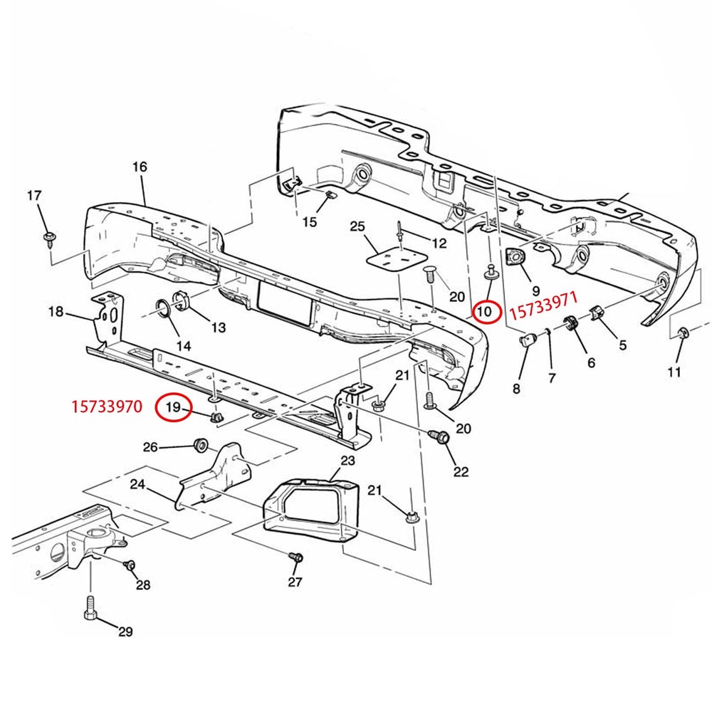 OAUTOO 15Sets Front Air Deflector Retainer Clips with One Size, Black