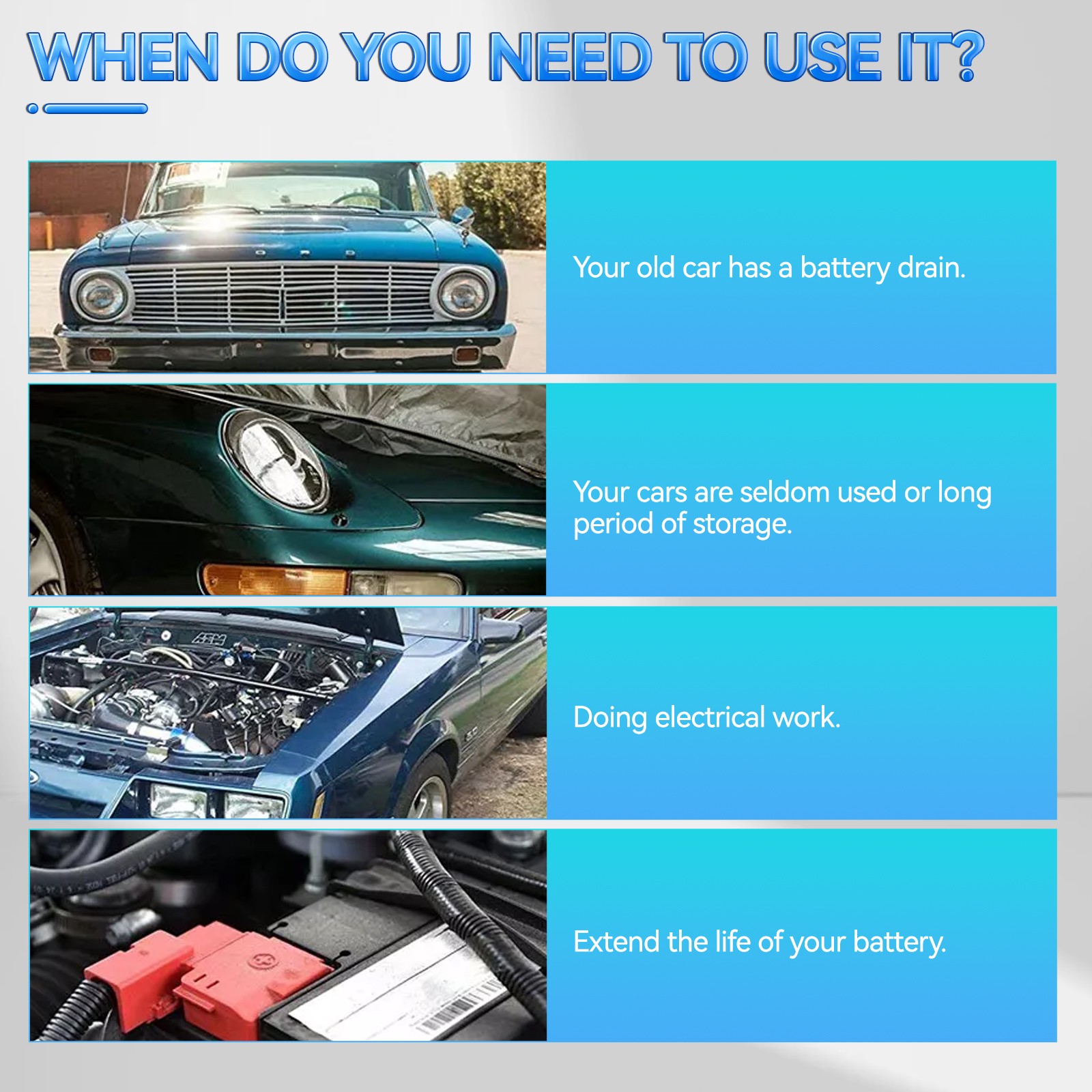 Battery Terminal Quick Disconnect Switch Side Post Battery Shut/ Cut Off Brass