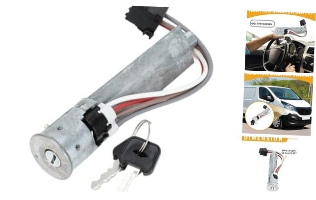 Ignition Starter Switch No.7701349389 - Car Ignition Key Switch Starter - for