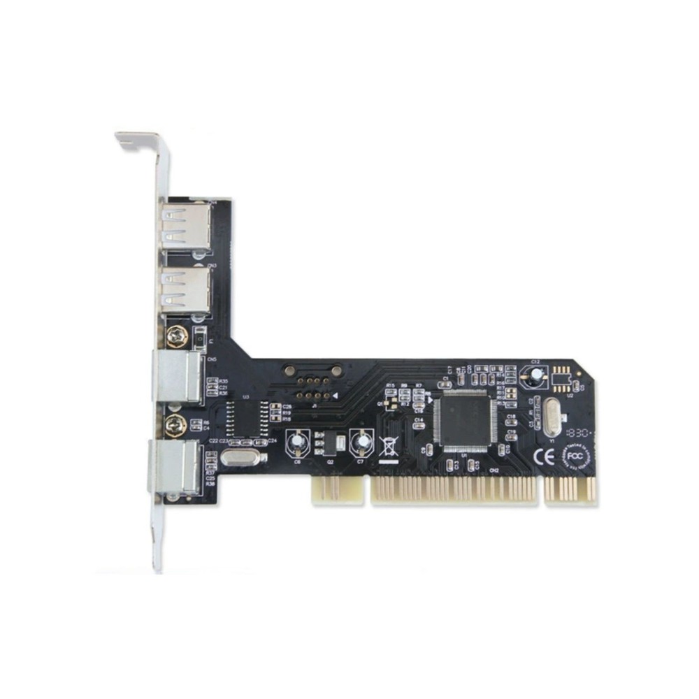 Multi-Interface PCI to PS2 PS/2 USB 2.0 For PC Keyboard Mouse Adapter Card