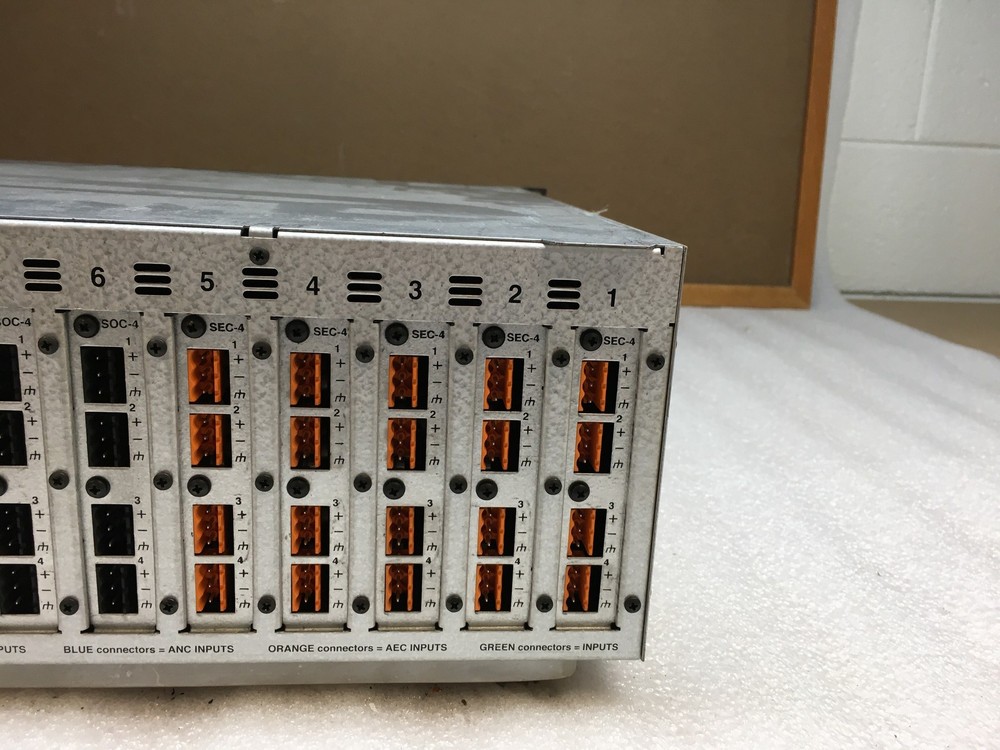 Biamp Systems Tesira SERVER-IO Digital Network Signal Processor DSP w/ 12 Cards