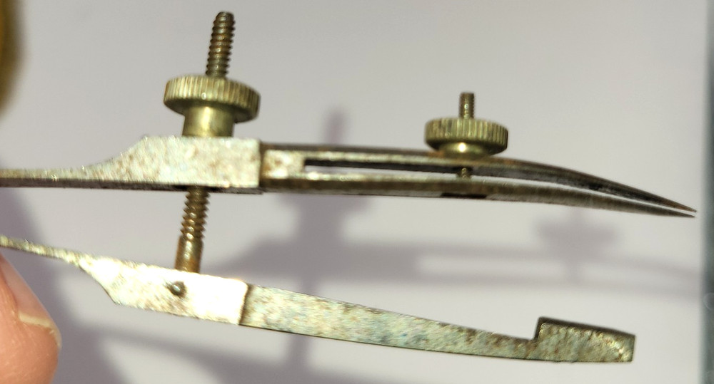 Drop Bow Pen Divider Compass Tool Vintage